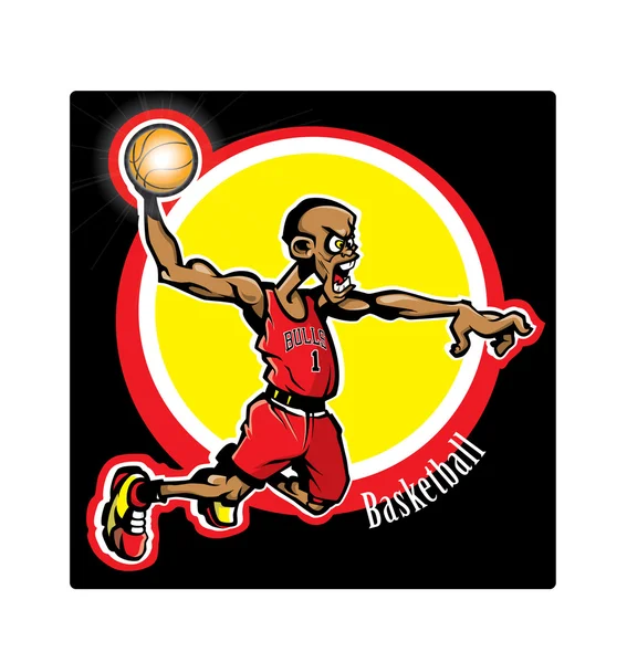 BASKETBALL 23 NÚMERO — Vector de stock