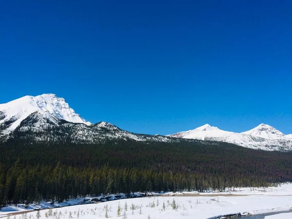 Parque Nacional Jasper Con Cielos Azules Perfectos — Foto de Stock