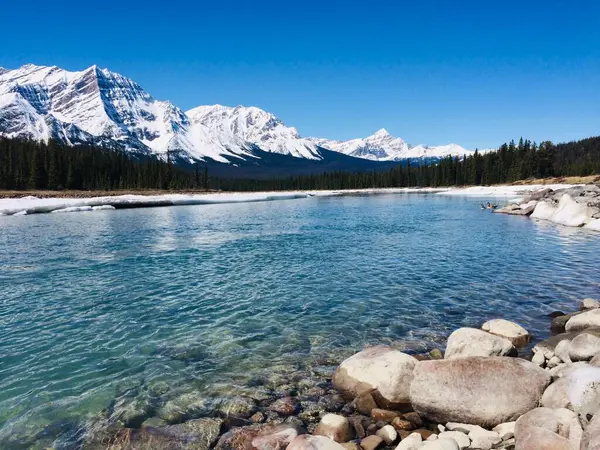 Jasper National Park Perfect Blue Skies — Stock Photo, Image