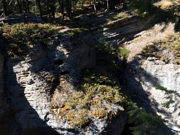 Mükemmel Mavi Gökyüzü Ile Jasper Ulusal Parkı — Stok fotoğraf