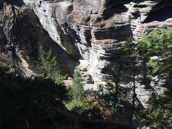 Mükemmel Mavi Gökyüzü Ile Jasper Ulusal Parkı — Stok fotoğraf