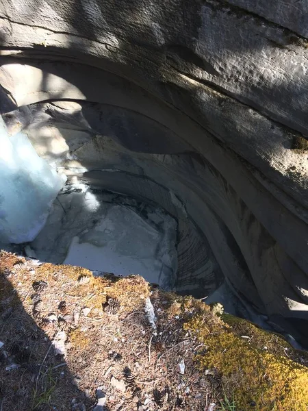 Parque Nacional Jasper Com Céu Azul Perfeito — Fotografia de Stock