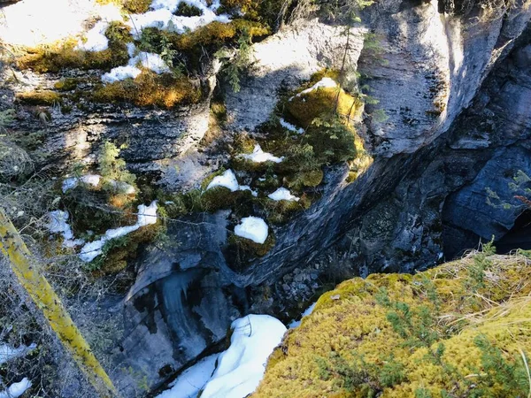 Jasper Nationalpark Mit Perfektem Blauen Himmel — Stockfoto