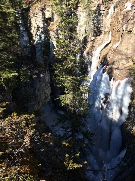 Jasper Nemzeti Park Tökéletes Kék Égbolttal — Stock Fotó