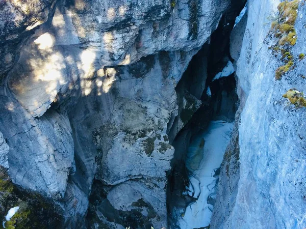 Parc National Jasper Avec Ciel Bleu Parfait — Photo