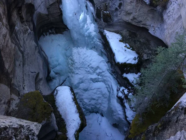 Parque Nacional Jasper Com Céu Azul Perfeito — Fotografia de Stock