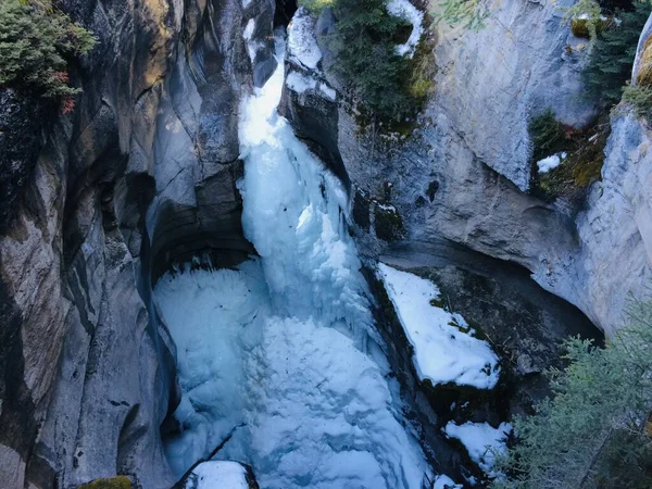 Jasper Nemzeti Park Tökéletes Kék Égbolttal — Stock Fotó
