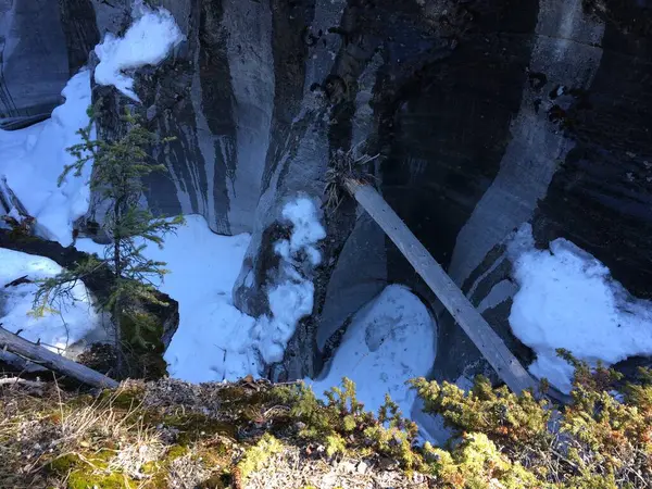 Parque Nacional Jasper Con Cielos Azules Perfectos —  Fotos de Stock