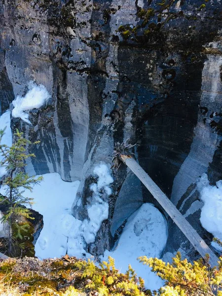 Parque Nacional Jasper Com Céu Azul Perfeito — Fotografia de Stock