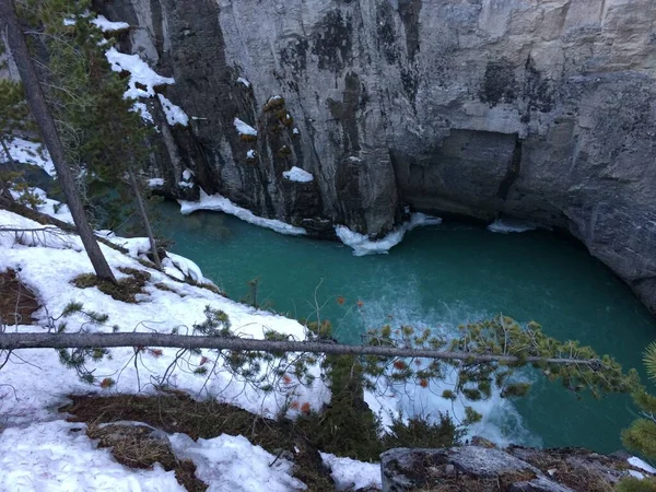 Parque Nacional Jasper Con Cielos Azules Perfectos —  Fotos de Stock