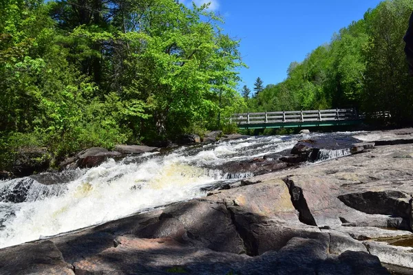 Parc Rivière Doncaster Dans Sud Québec — Photo