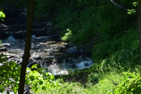 魁北克省南部Levis的Etchemin河 — 图库照片