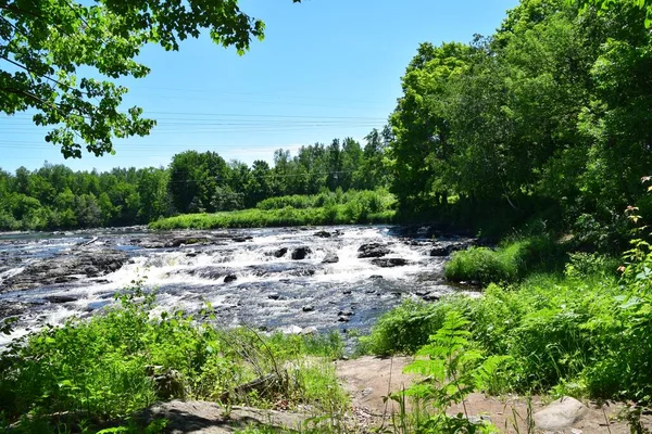 Río Etchemin Levis Sur Quebec —  Fotos de Stock