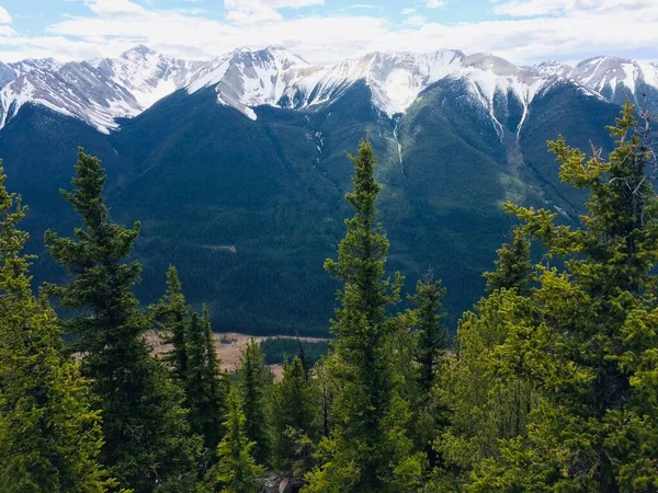 Fantastisk Utsikt Över Banff National Park Från Sulfur Bergskammen — Stockfoto