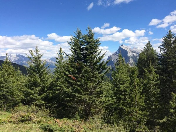 Banff Nationalpark Von Einem Erstaunlichen Aussichtspunkt Aus — Stockfoto