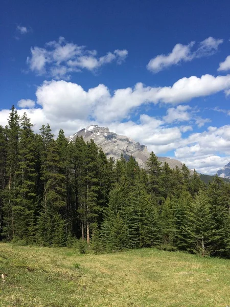 Banff Nationalpark Von Einem Erstaunlichen Aussichtspunkt Aus — Stockfoto