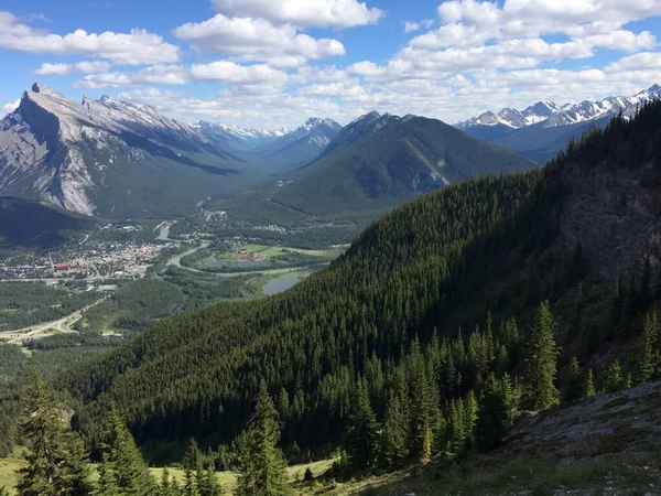 Banff National Park Punto Vista Sorprendente — Foto Stock