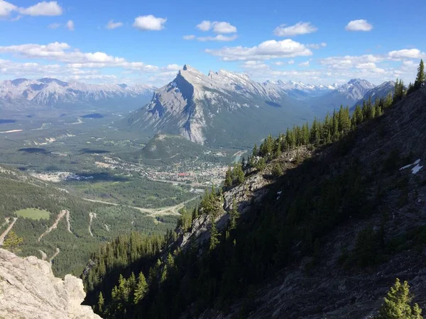 Parque Nacional Banff Desde Punto Vista Increíble —  Fotos de Stock