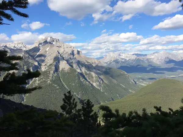 Banff Nationalpark Von Einem Erstaunlichen Aussichtspunkt Aus — Stockfoto