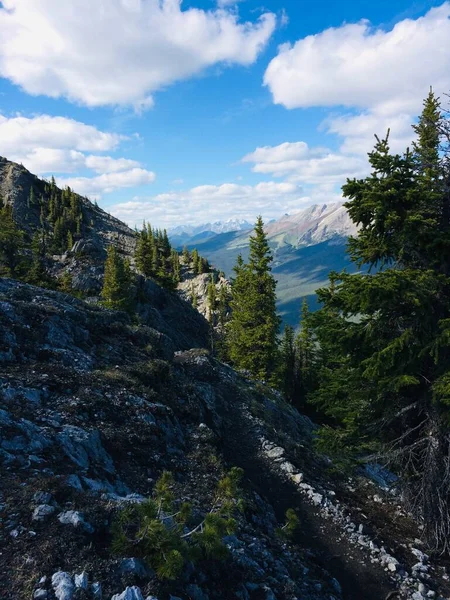 Parque Nacional Banff Desde Punto Vista Increíble — Foto de Stock