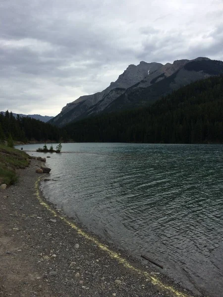 Minnewanka Loop Ten Noorden Van Banff — Stockfoto