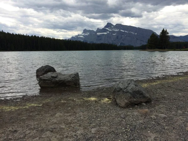 Minnewanka Loop Ten Noorden Van Banff — Stockfoto