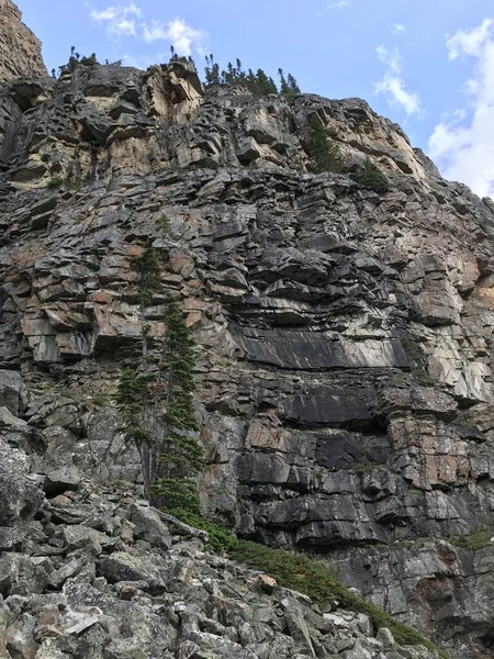 Moraine Gölü Nün Manzarası — Stok fotoğraf