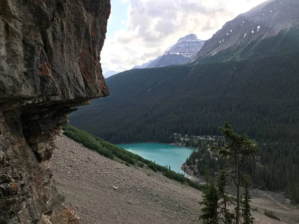 Scenic View Beautiful Lake Moraine — Foto de Stock