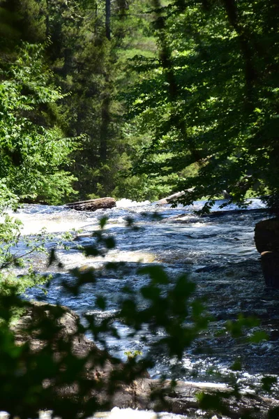 Waterfall Calvaire Regional Park Quebec — Φωτογραφία Αρχείου