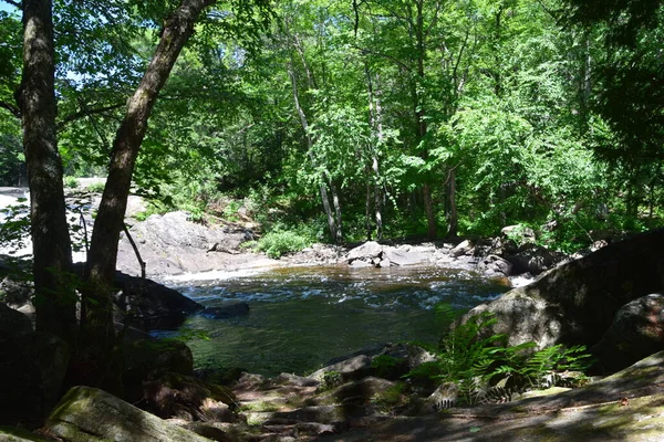 Waterfall Calvaire Regional Park Quebec — Stock fotografie