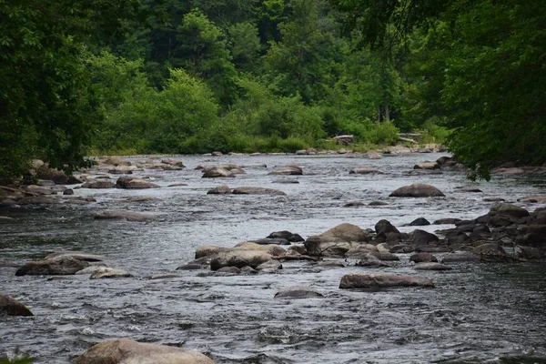 Chute Eau Ste Ursule Dans Sud Québec — Photo