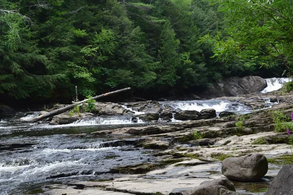 Chute Eau Ste Ursule Dans Sud Québec — Photo