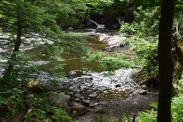 Waterval Ste Ursule Het Zuiden Van Quebec — Stockfoto