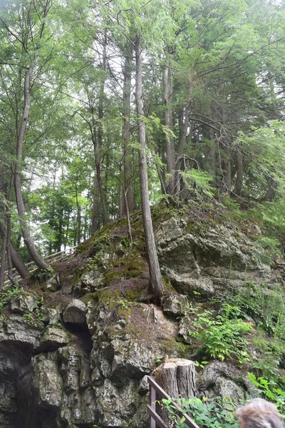 Wodospad Ste Ursule Południowym Quebecu — Zdjęcie stockowe