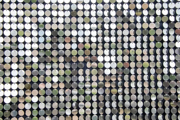 Textured Background Made Shiny Metal Plates — Stock Photo, Image