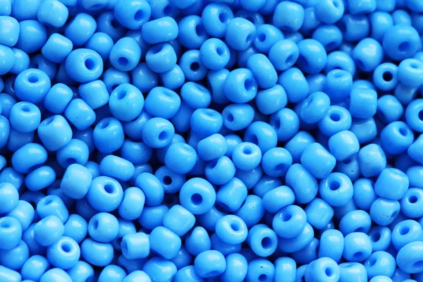 Perlen von hellblauer Farbe — Stockfoto