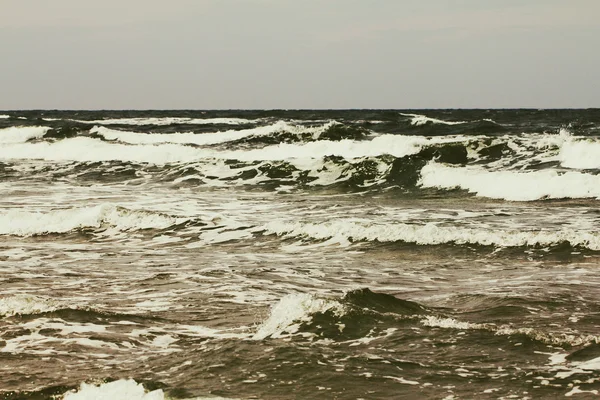 Zee- en zeegolven — Stockfoto