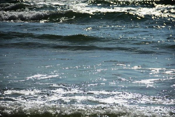 Zee- en zeegolven — Stockfoto
