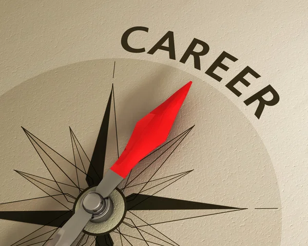 High Resolution Career Concept. Compass. — Stock Photo, Image