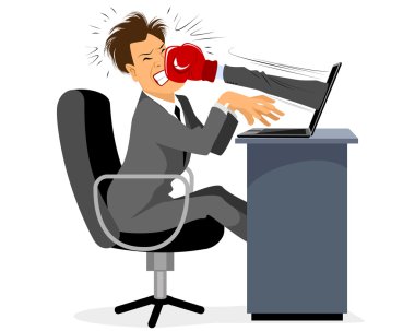 Yüzüne darbe yiyen