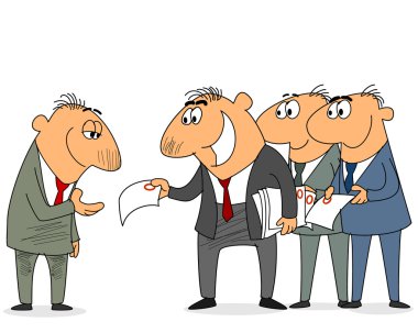 Sözleşme ile iş adamı