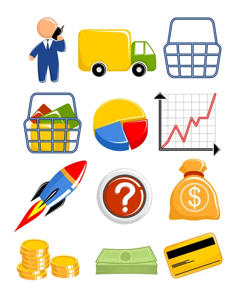 Conjunto de iconos web — Vector de stock