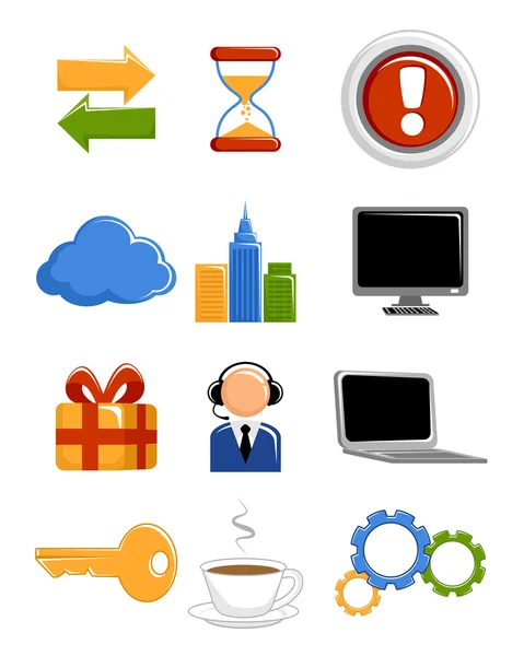 Conjunto de iconos web — Vector de stock