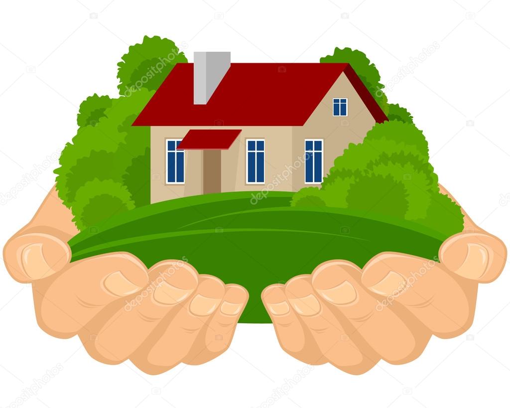 House in hands