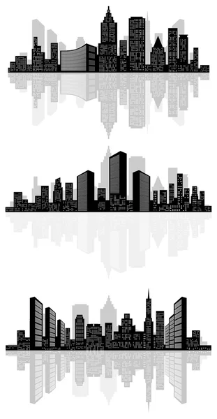 Abstract city silhouette — Stockvector