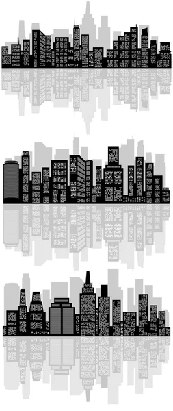 Abstract city silhouette