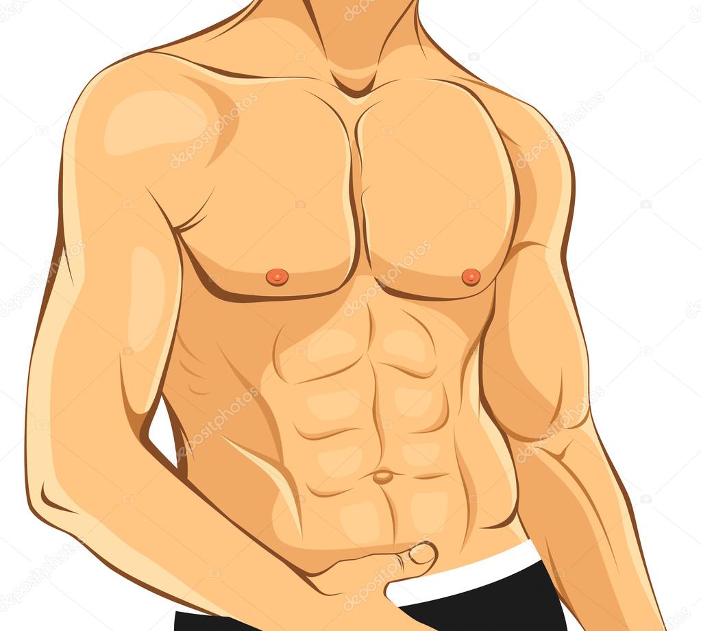Guy with perfect body Stock Vector by ©Ashva 81782466