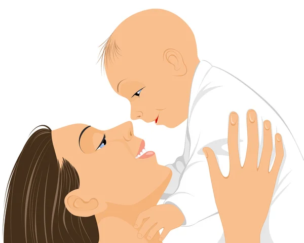 Mother and child — Stock Vector