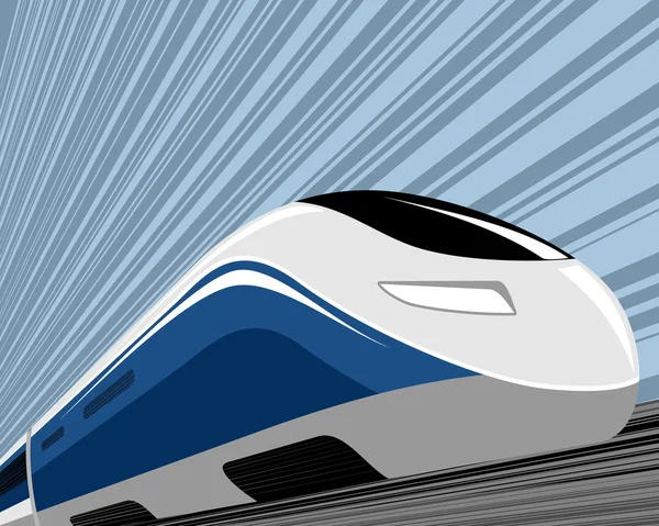 Yüksek hızlı tren — Stok Vektör