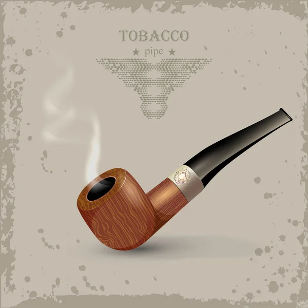 Tabac pipe — Image vectorielle